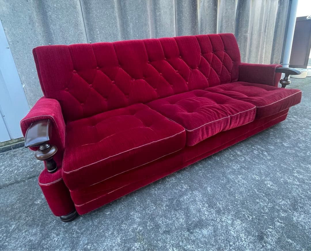 モリシゲ家具/MORISHIGE/オリーブ印/高級家具/3Pソファ/アームソファ