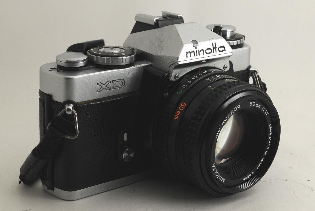 ミノルタ MINOLTA XD シルバー MD 50mm F/1.7