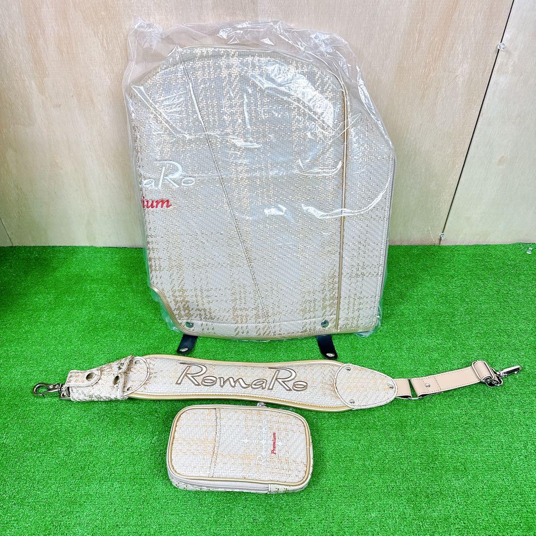 【新品未使用】 RomaRo ロマロ プレミアム キャディバッグ 付属品多数