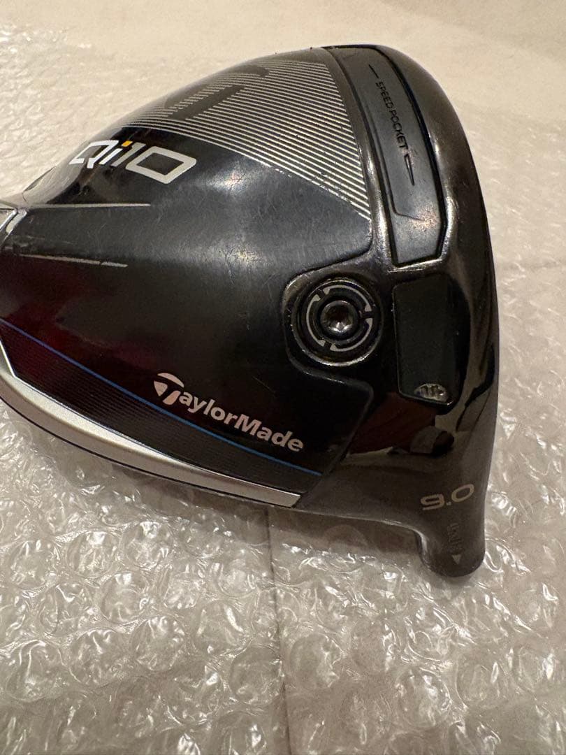 TaylorMade Qi10ドライバー 9度ヘッドとカバーとレンチ