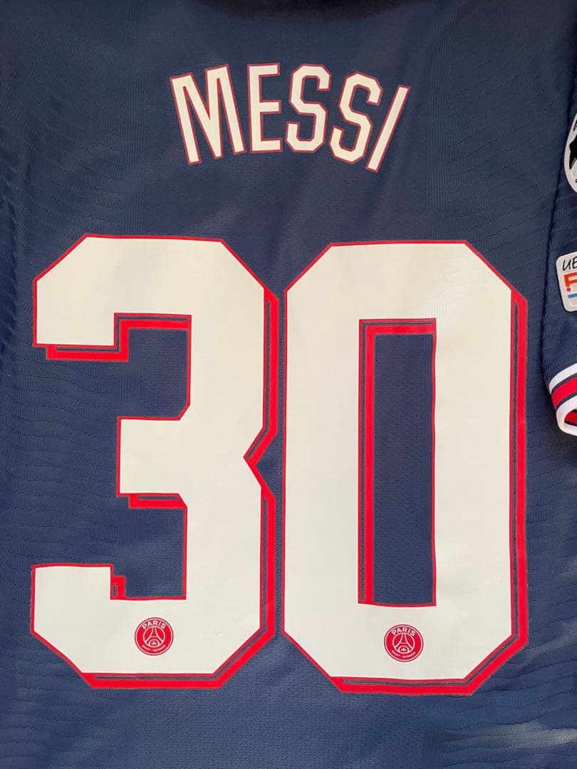 パリサンジェルマン　メッシ　ユニフォーム　21/22ホーム　オーセンティック