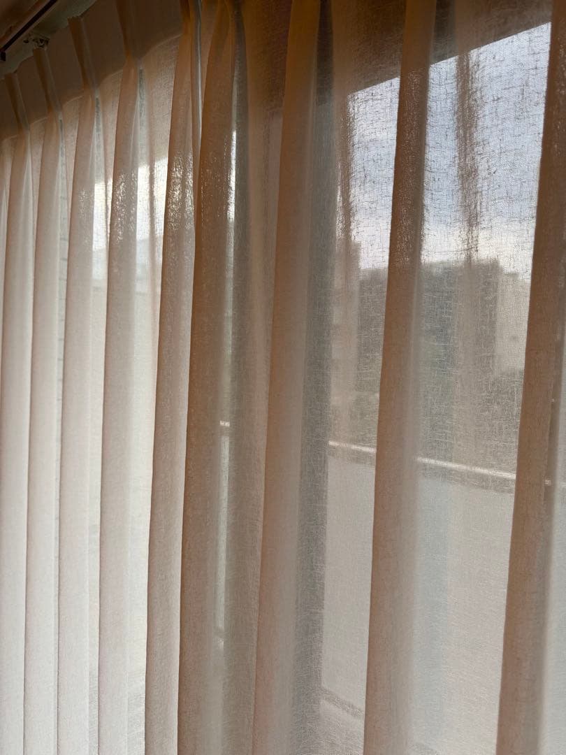 【美品】ケユカ　レースカーテン 2枚組