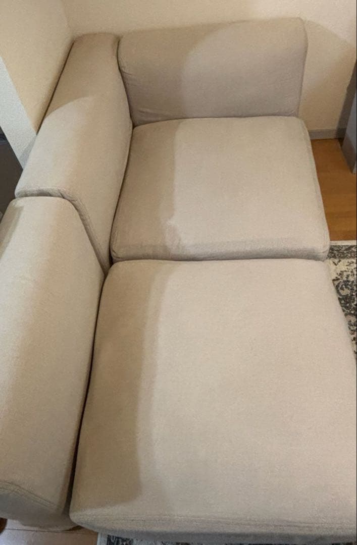 【手渡し可能】 格安　無印良品 ユニットソファ 大　カバー付き