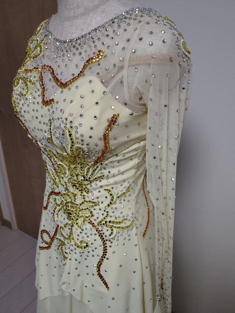 社交ダンススタンダード用ドレスM〜ML