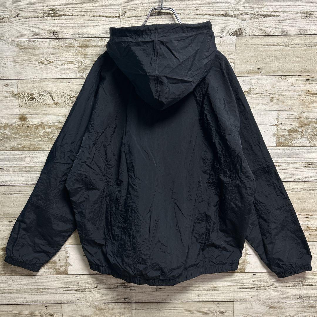 164【希少XXLサイズ】ナイキ☆ワンポイント刺繍ロゴナイロンジャケット