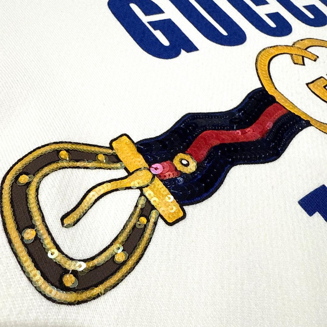 【正規品】GUCCI スウェット トレーナー　TAPE ME スパンコール