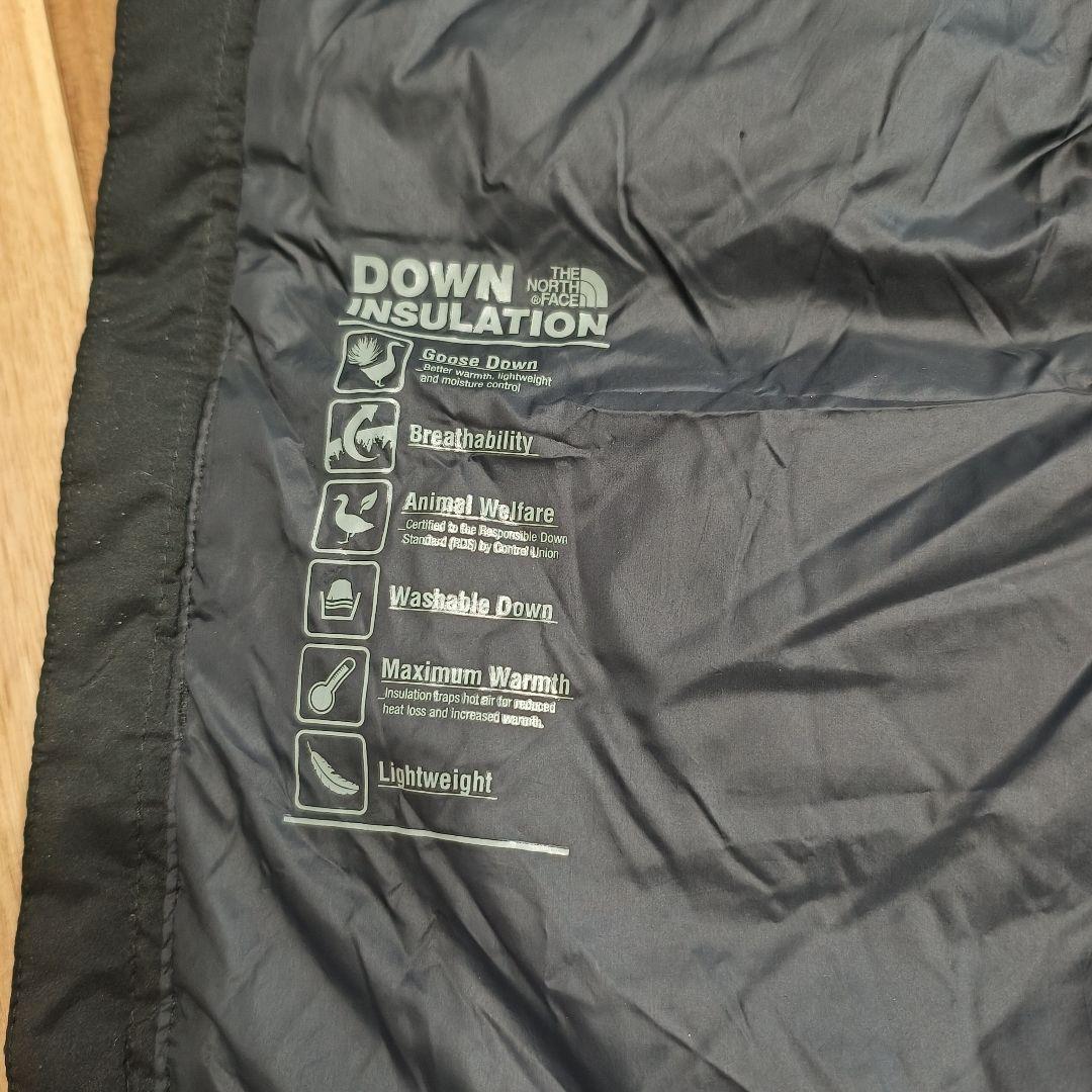 希少　大人気　ノースフェイス　ロング　ダウンジャケット　140サイズ　ブラック