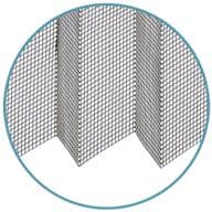 LIXIL　引戸用網戸　収納網戸　玄関　片袖用　トステム　エルムーブ　左勝手用