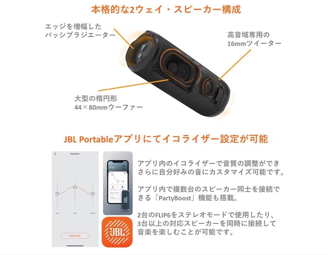 JBL FLIP 6 ピンク ワイヤレススピーカー新品