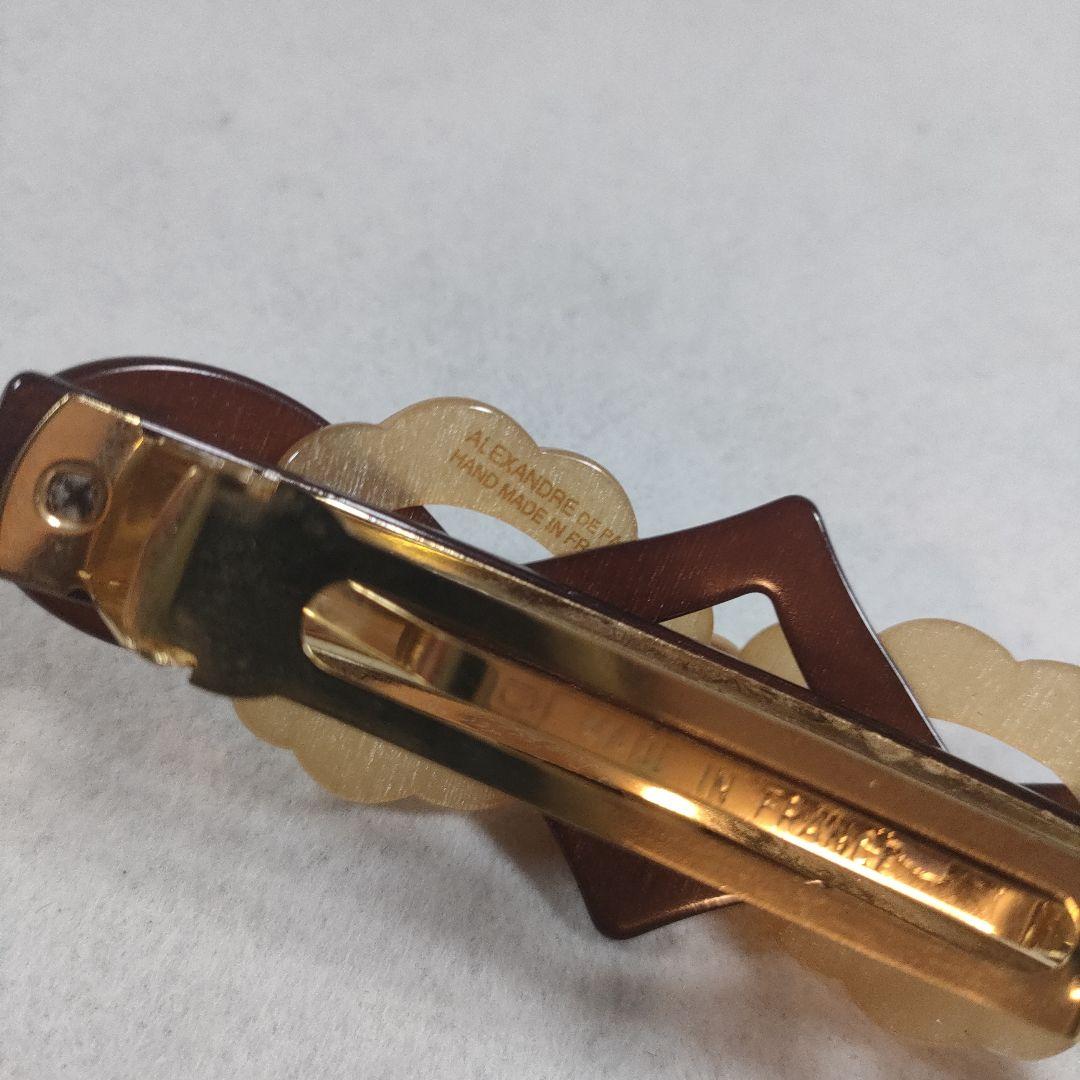 a43 超美品　アレキサンドルドゥパリ　ヘアアクセサリー　バレッタ