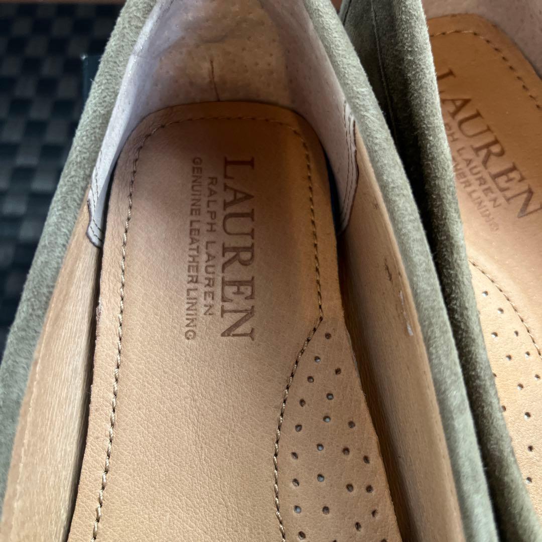 Ralph Lauren オリーブグリーン ローファー