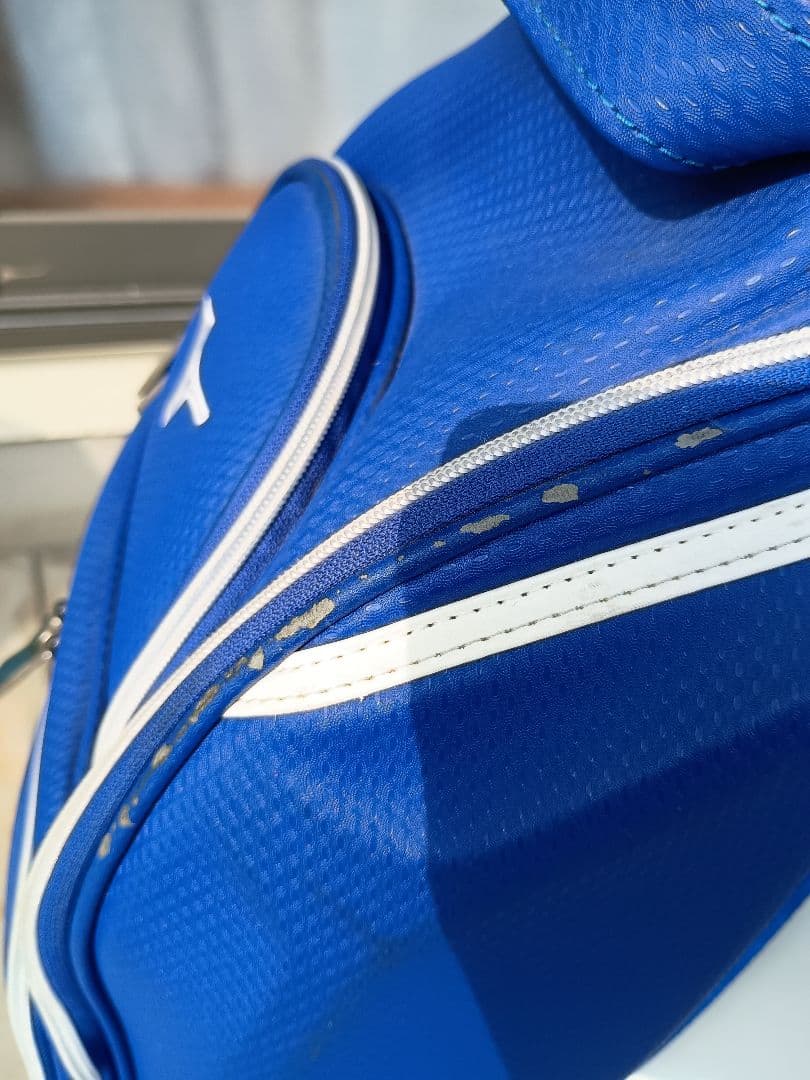 Mizuno キャディバッグ ツアーレプリカ　ホワイト/ブルー