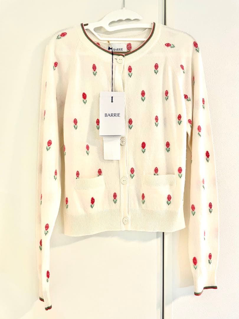 新品　BARRIE カシミヤ　カーディガン