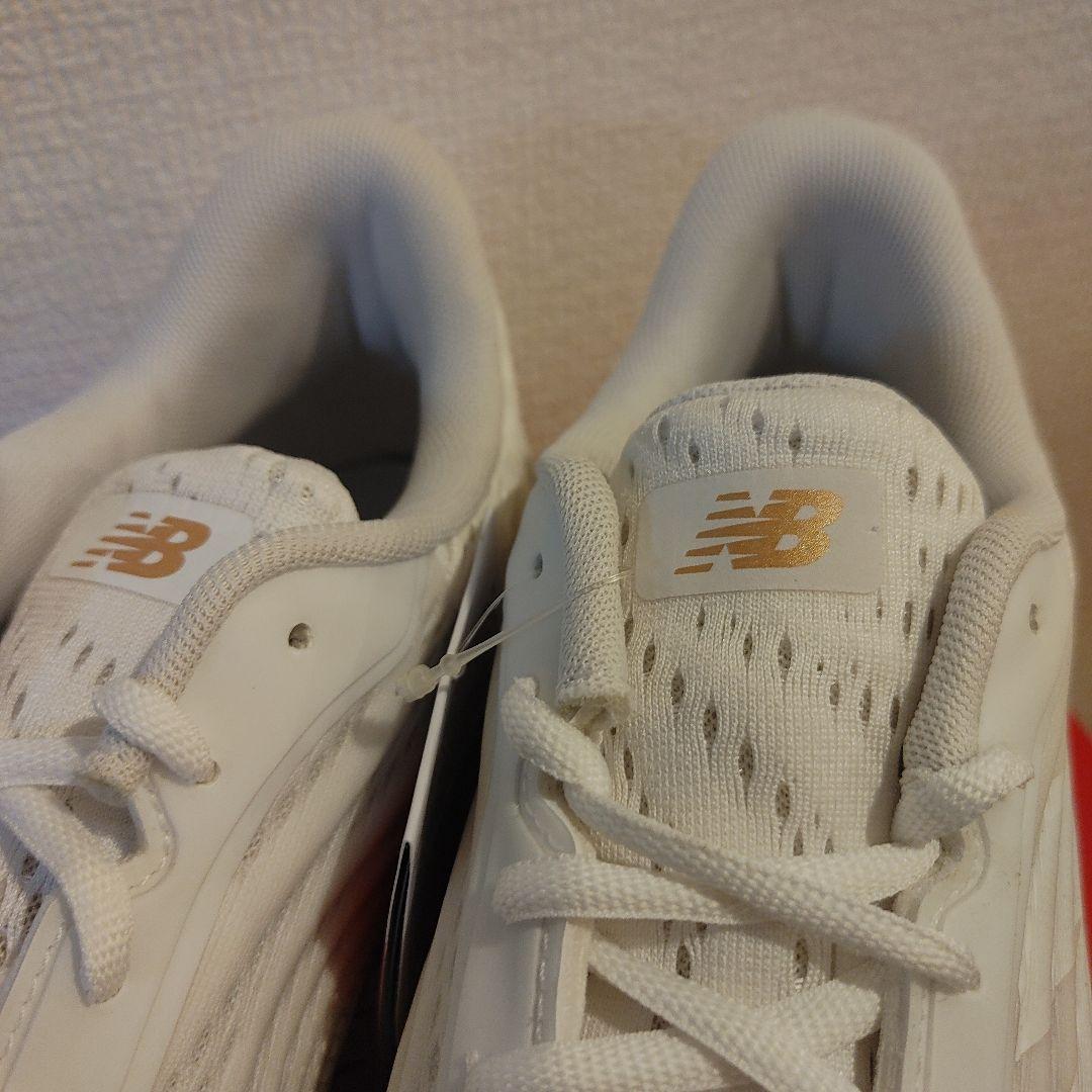 ニューバランス　野球　スパイク 金具　ホワイト　28.0センチ 高校野球対応