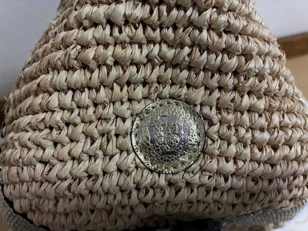 ヴィオラドーロ カゴバッグ サンドロ ラフィアテープハンドルトート