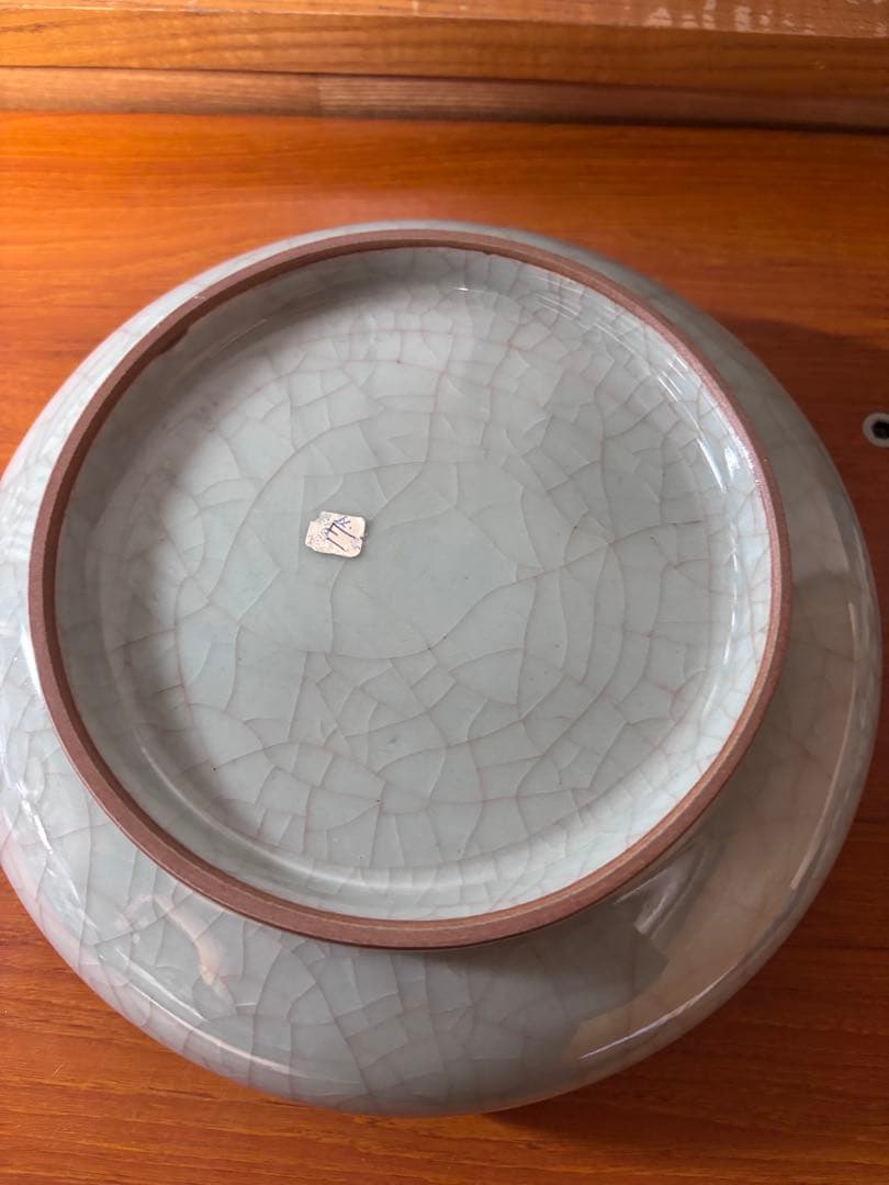 川瀬忍作！！！青磁盤