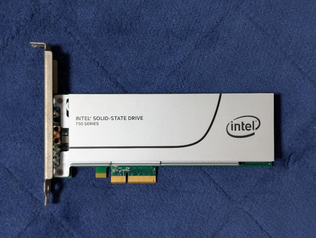 【中古】インテル SSD 750 Series 400G MLC SSD