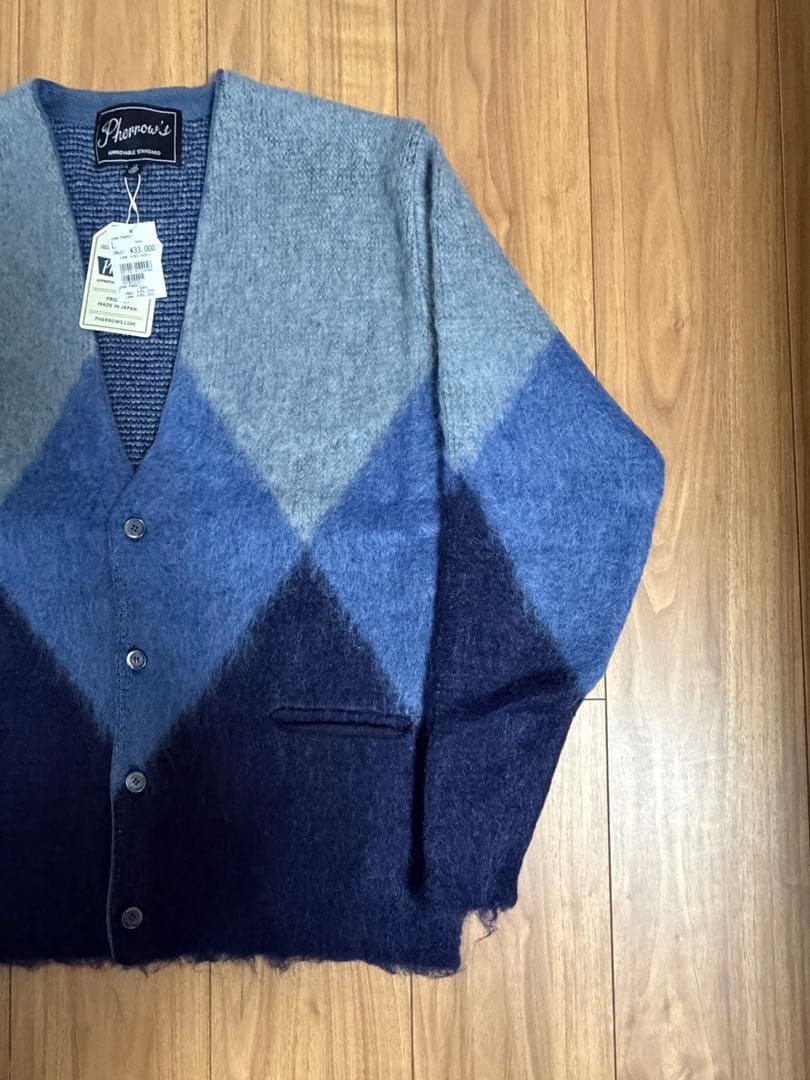 Pherrow's モヘアカーディガン サイズ40 未使用