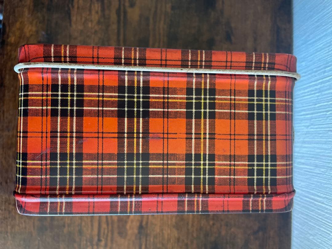 レトロ タータンチェック 弁当箱