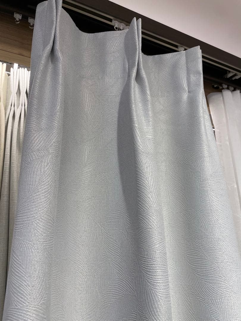 KEYUCAカーテン 腰窓 W2700×H1710 ドレープ＆レース 形状記憶