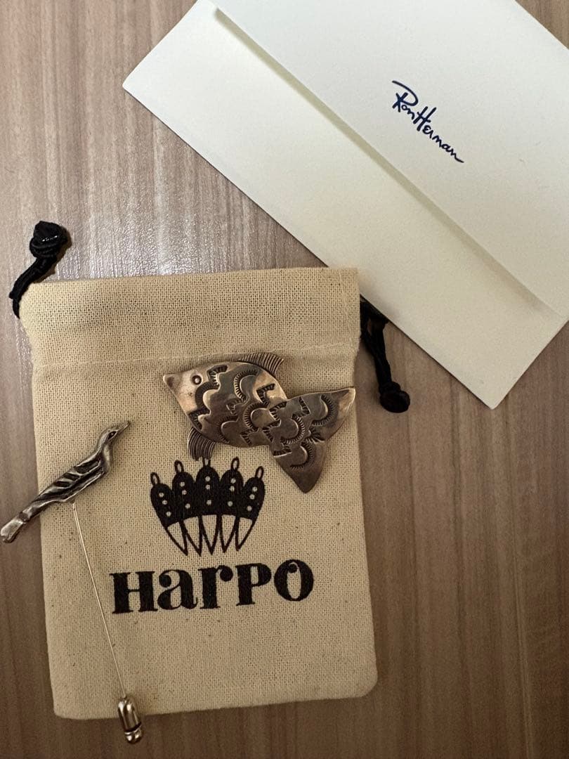 ロンハーマン　ナバホ　フィッシュブローチ