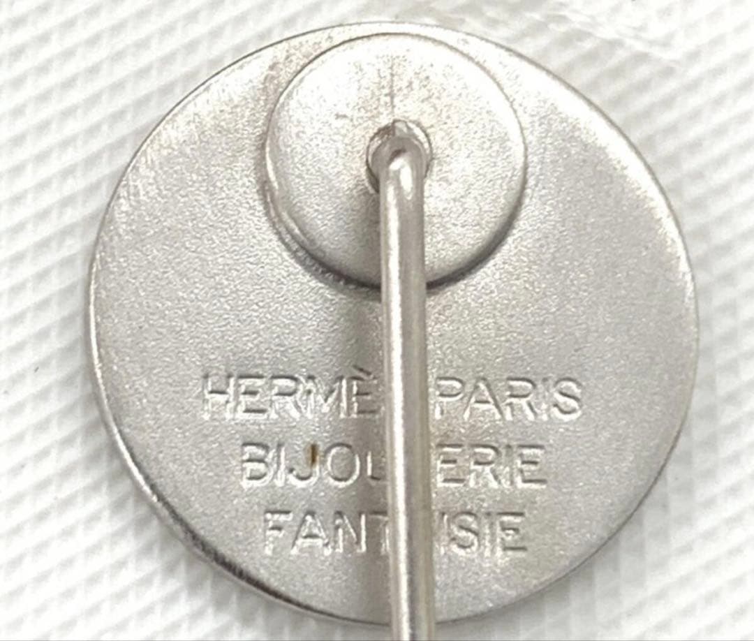 T08/209 HERMES エルメスセリエ ピンブローチシルバー