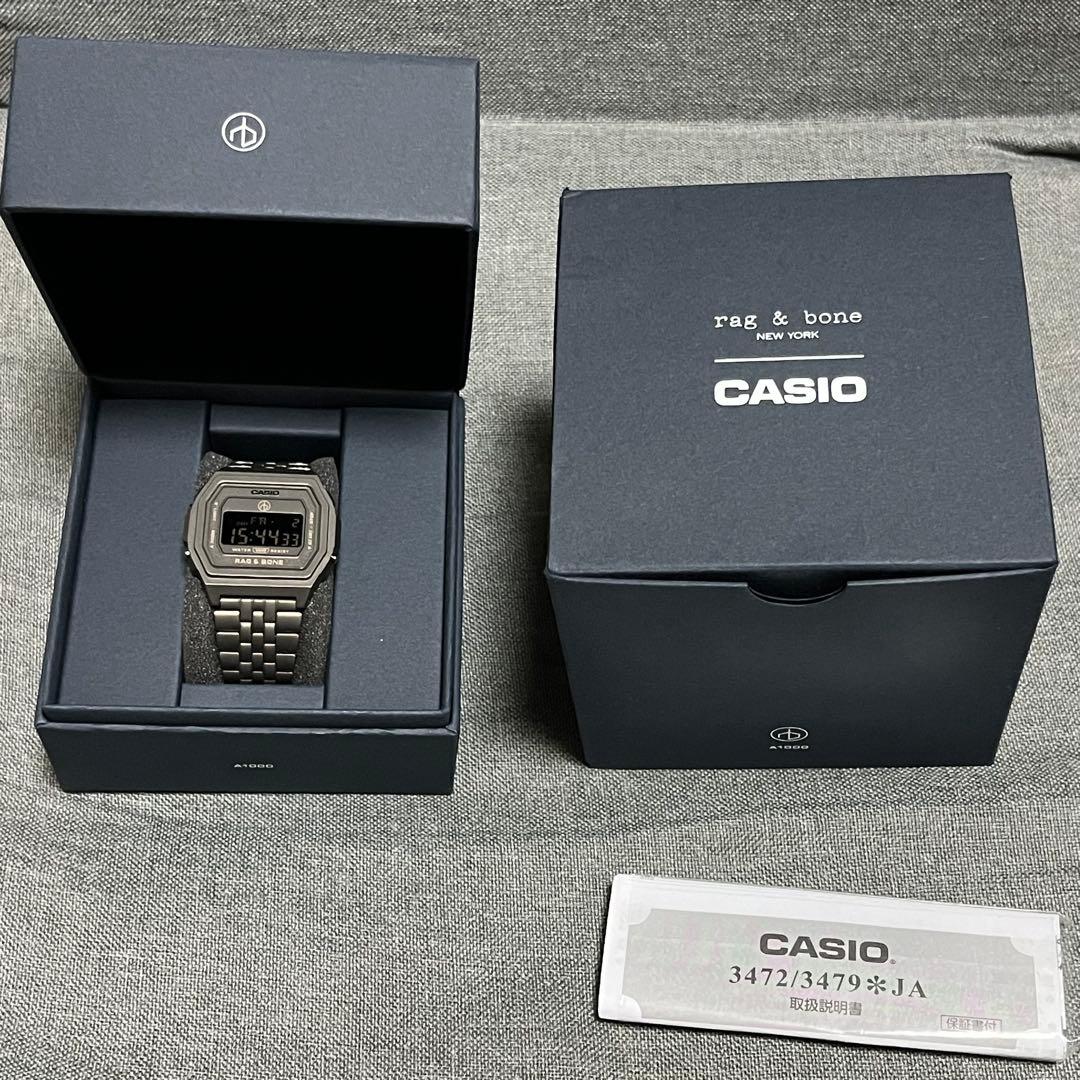 「限定コラボ」 CASIO RAG & BONE デジタル腕時計 カシオ