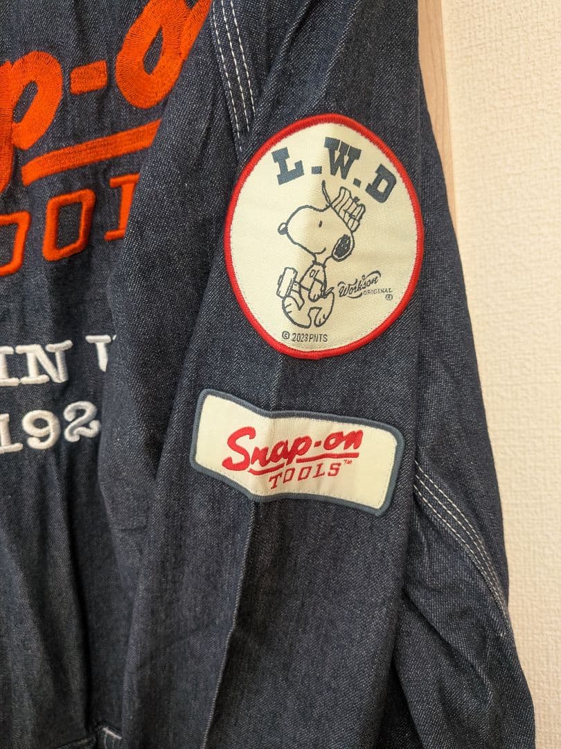 スナップオン　つなぎ