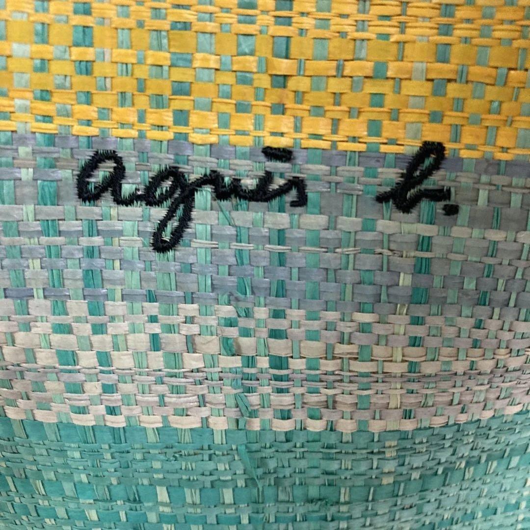 《クローバー》新品未使用アニエスベー　かごバッグ　マダガスカルトートバッグ