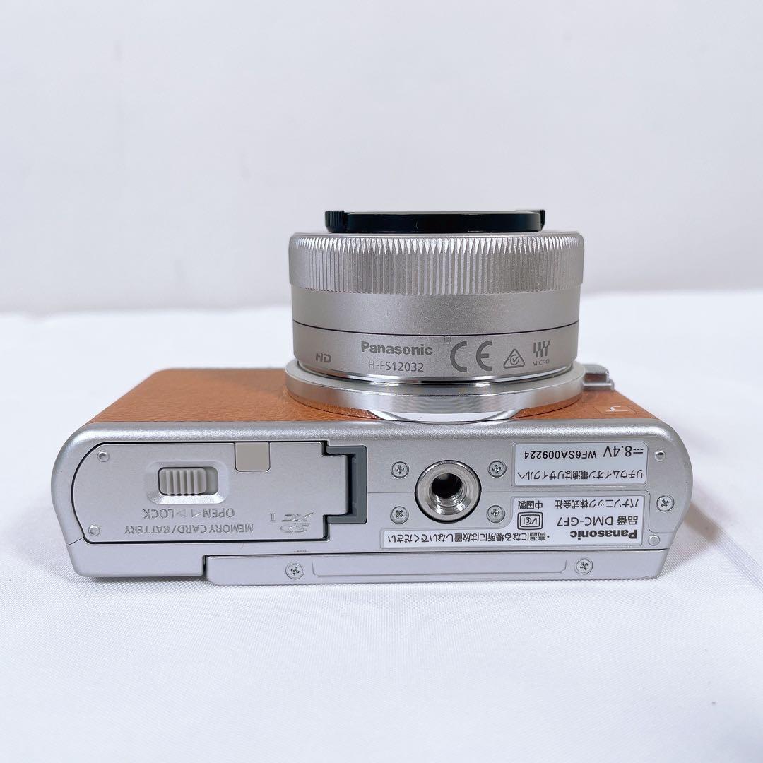 【美品】 Panasonic ミラーレス一眼 DMC-GF7W-T
