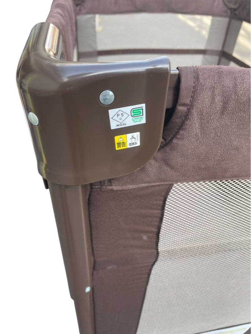 Aprica 折りたたみベビー用ベッド ココネルエアープラス ブラウン