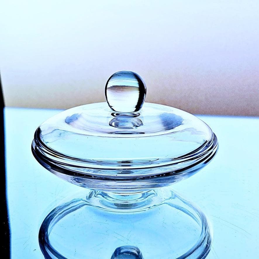 輝くオールドバカラ シンプルなコフレ 小物入れ 1936年以降