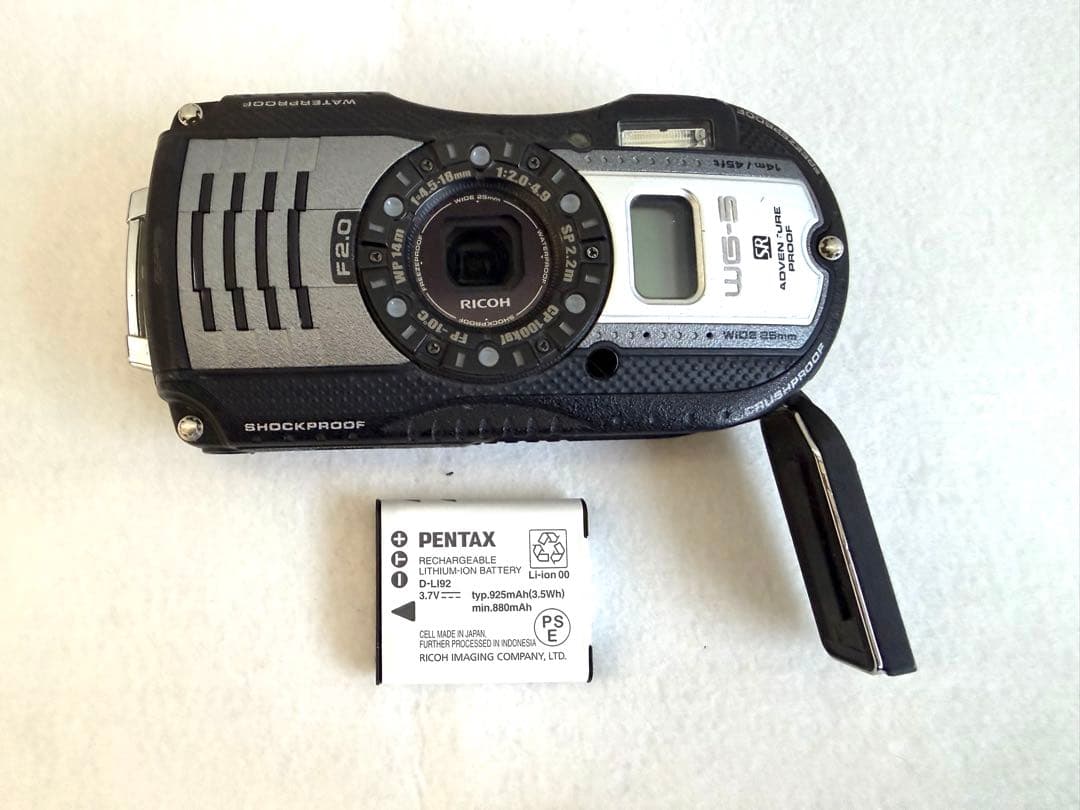 RICOH WG-5 GPS 防水デジタルカメラ