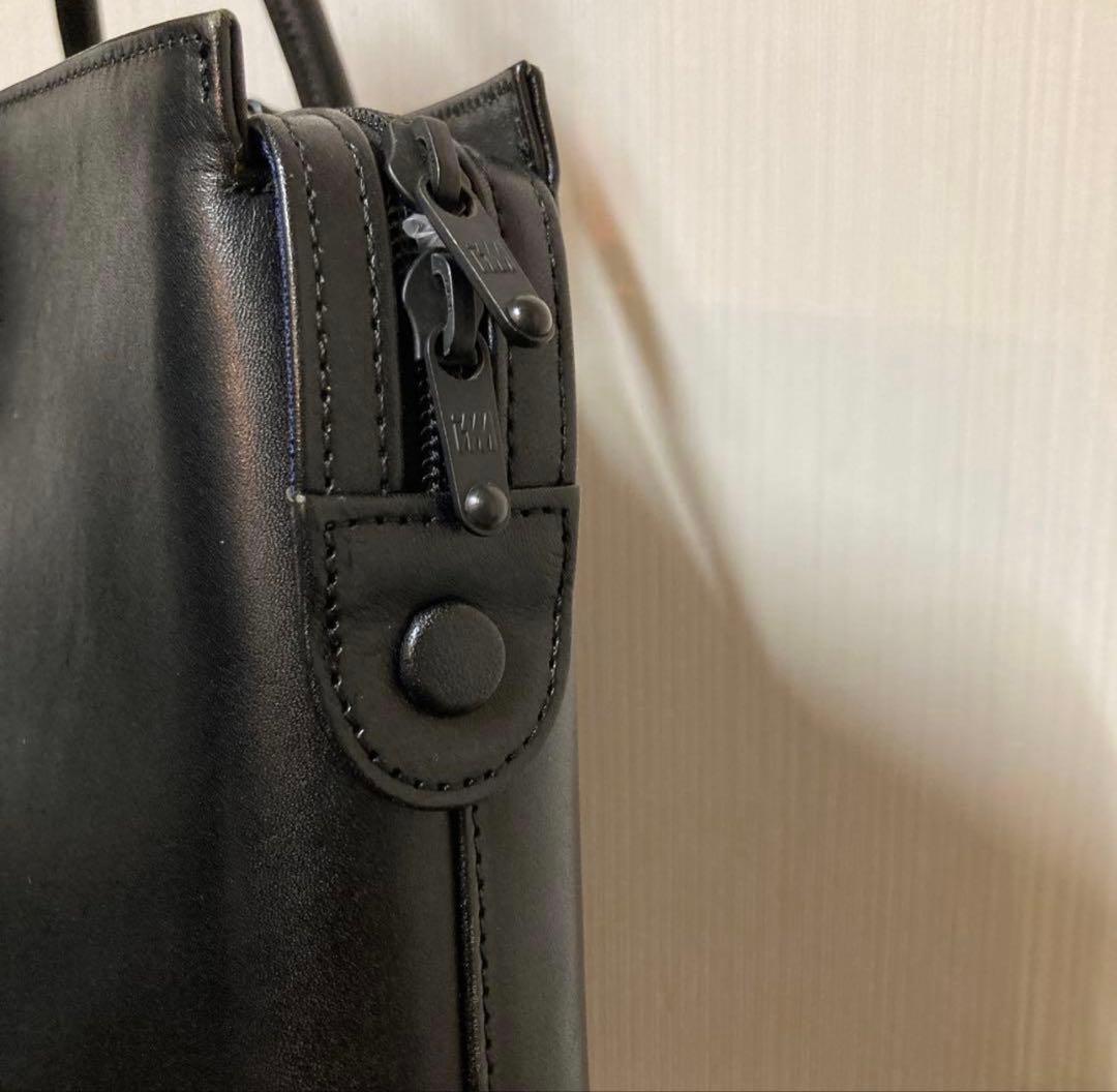 im ISSEY MIYAKE イッセイミヤケ 2wayレザーバッグ 黒