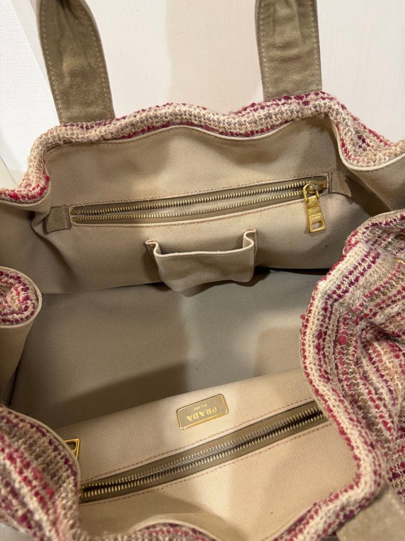 PRADA ツイード カナパトート