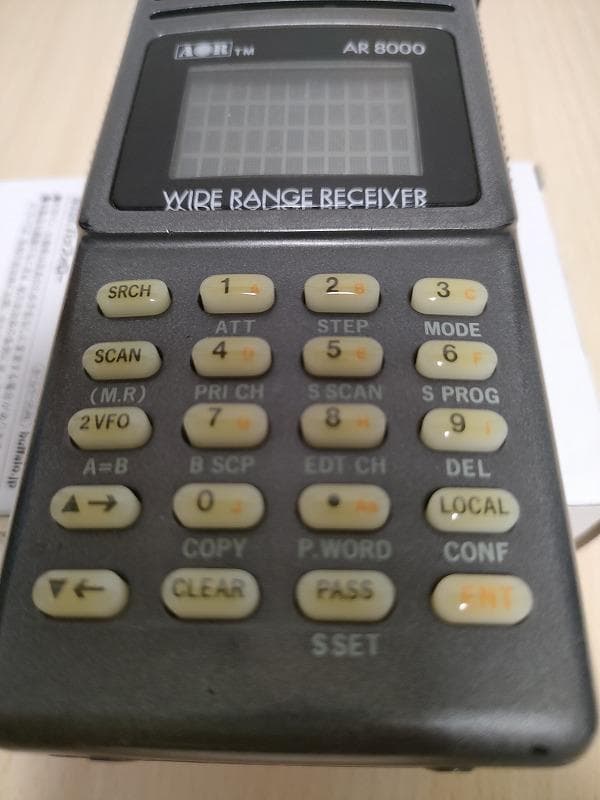 AOR 広帯域受信機 AR8000　530khz～1900Mhz 中古現状品