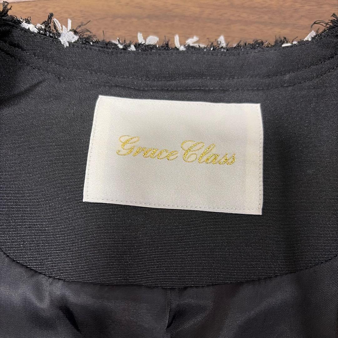 グレースコンチネンタル　ダイアグラム　ツイードジャケット　36 ジュールトルニエ