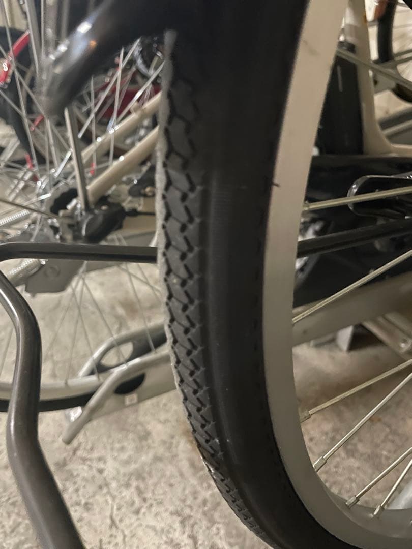 【直接手渡しのみ対応】シティサイクル ベージュ(サイモト自転車)