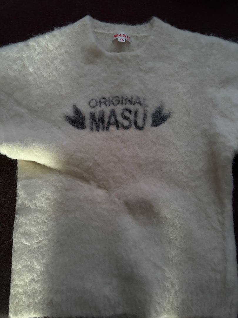 MASU オリジナルロゴ ニットセーター　サイズ44