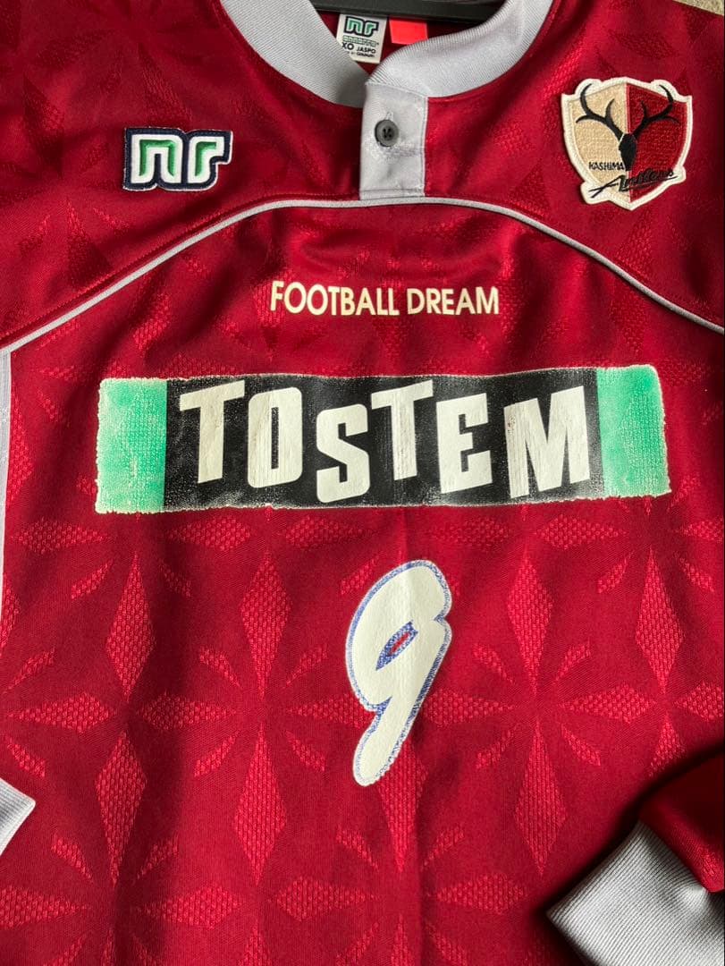 鹿島アントラーズ　99年鈴木隆之選手ユニホーム