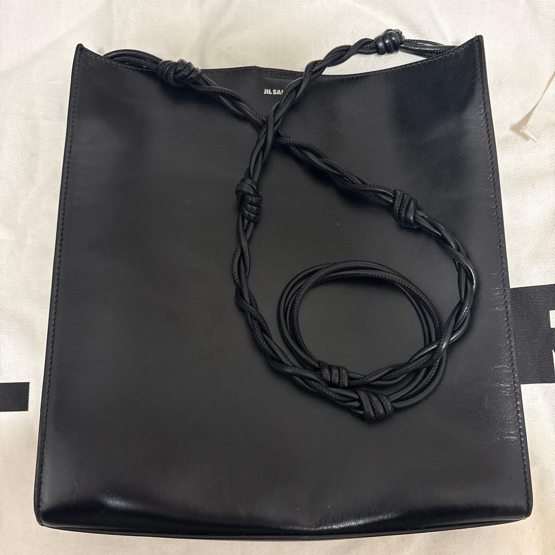 JIL SANDER 黒 Tangle ミディアム バッグ