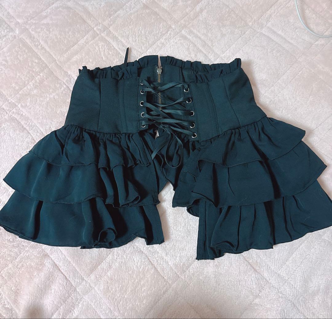 Sheglit Rippleフリルコルセット シェグリット オーバースカート