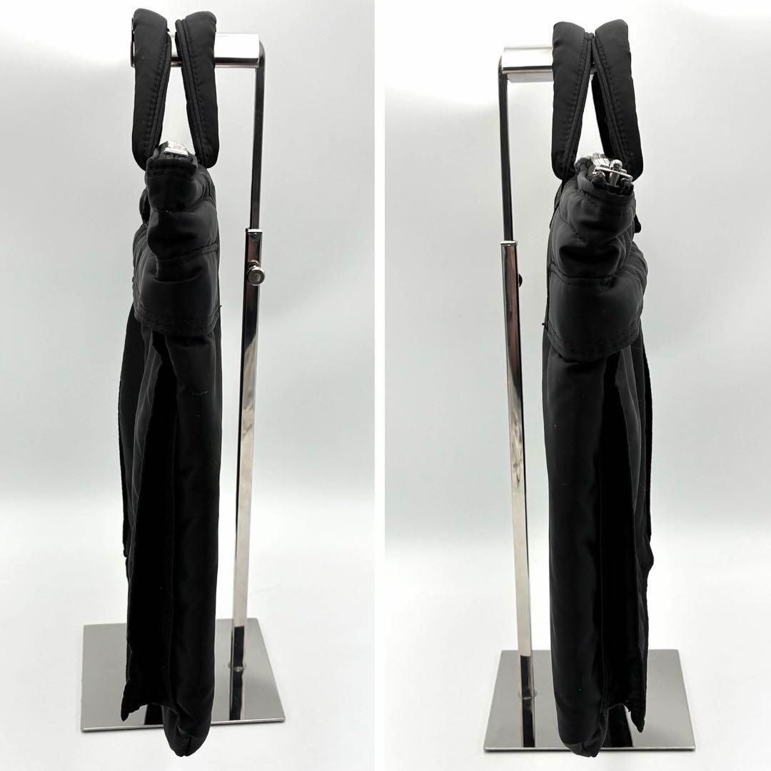 ポーター タンカー ショートヘルメットバッグ ブリーフケース 黒 ナイロン A4