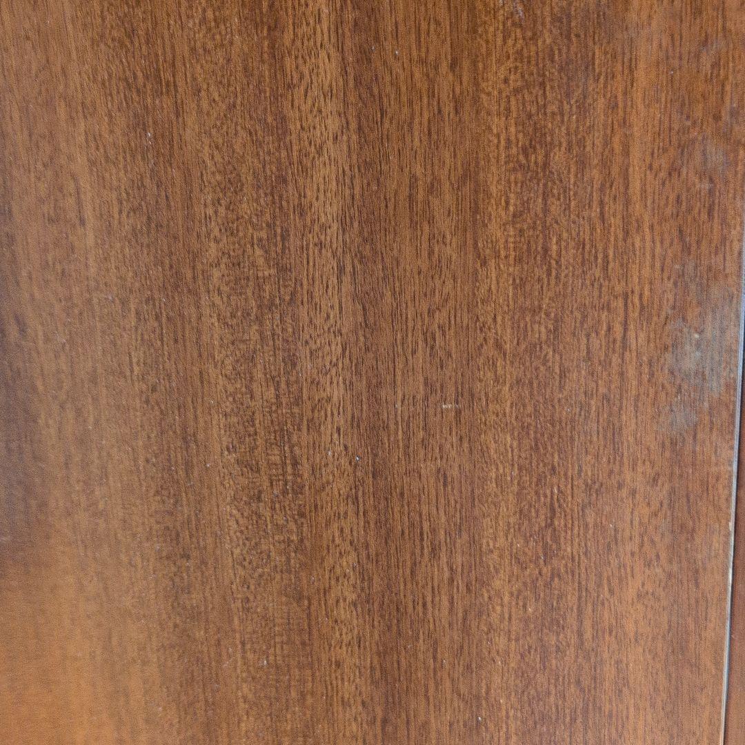 木製食器棚 ガラス扉付き ダークブラウン