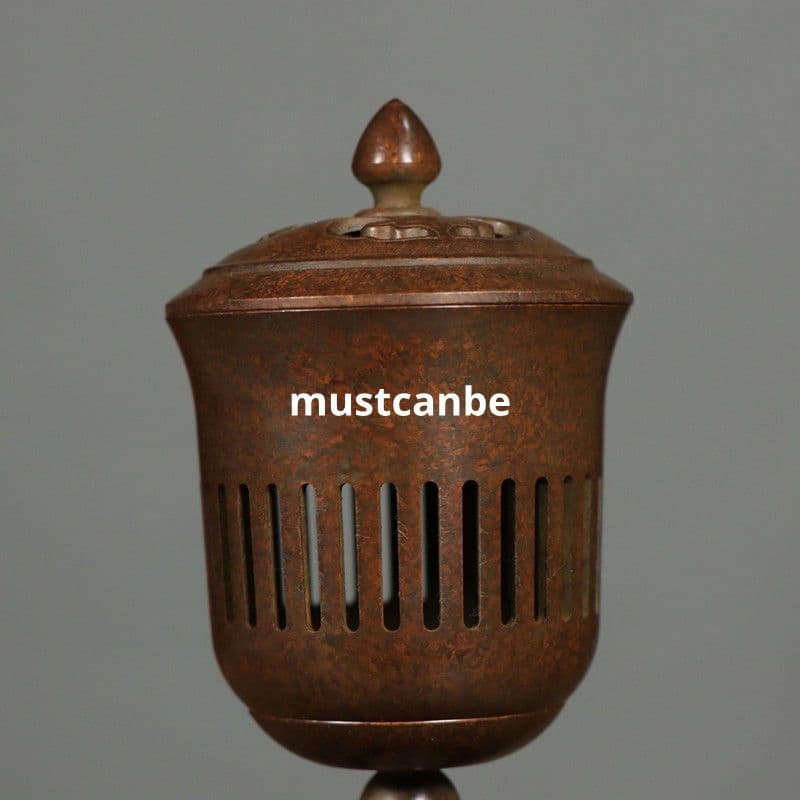 銅器 聴琴炉 宮灯香炉 香具 室内檀香炉 工芸品 置物