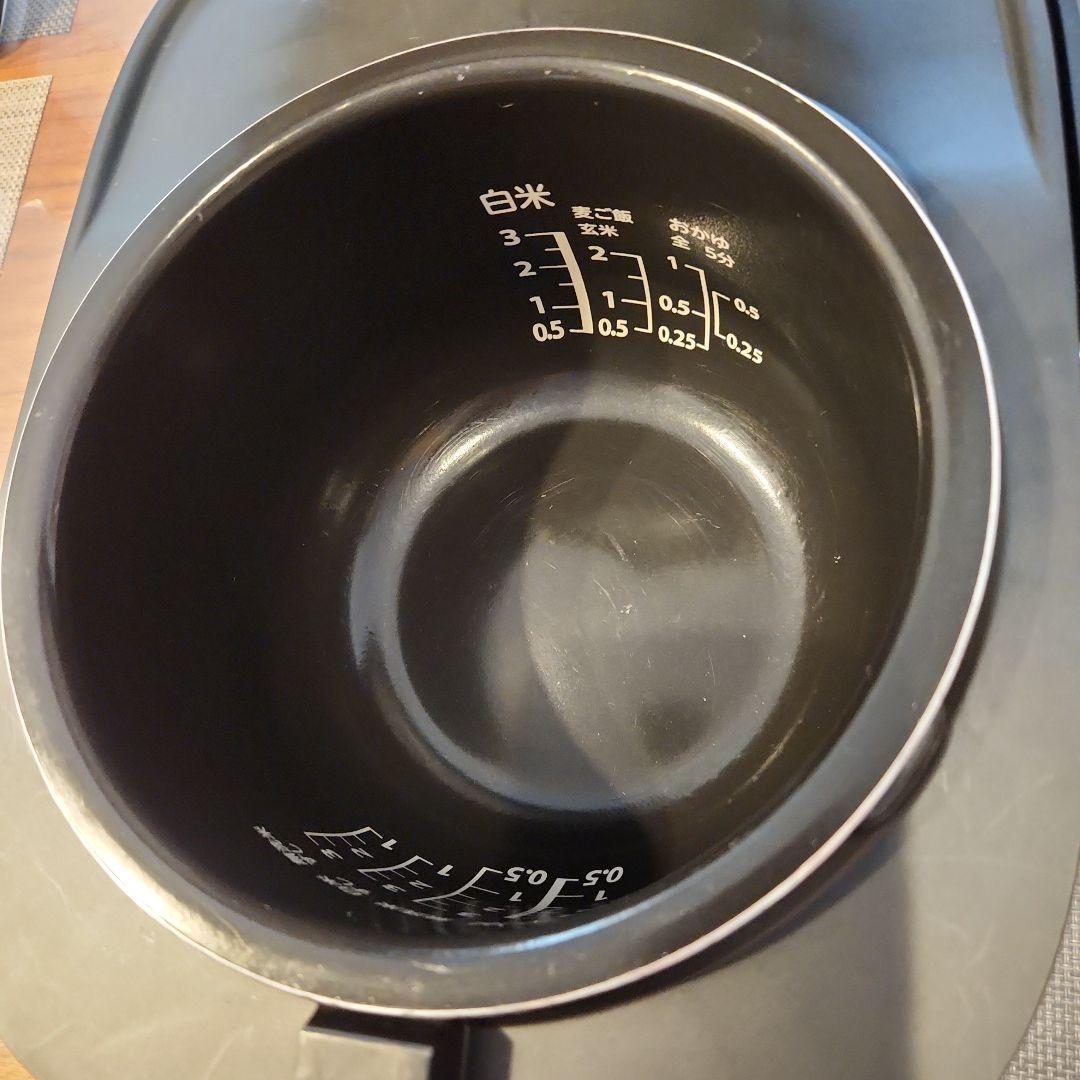 TOSHIBA　IH炊飯器　RC-5XT ブラック　2024年製　3合炊き