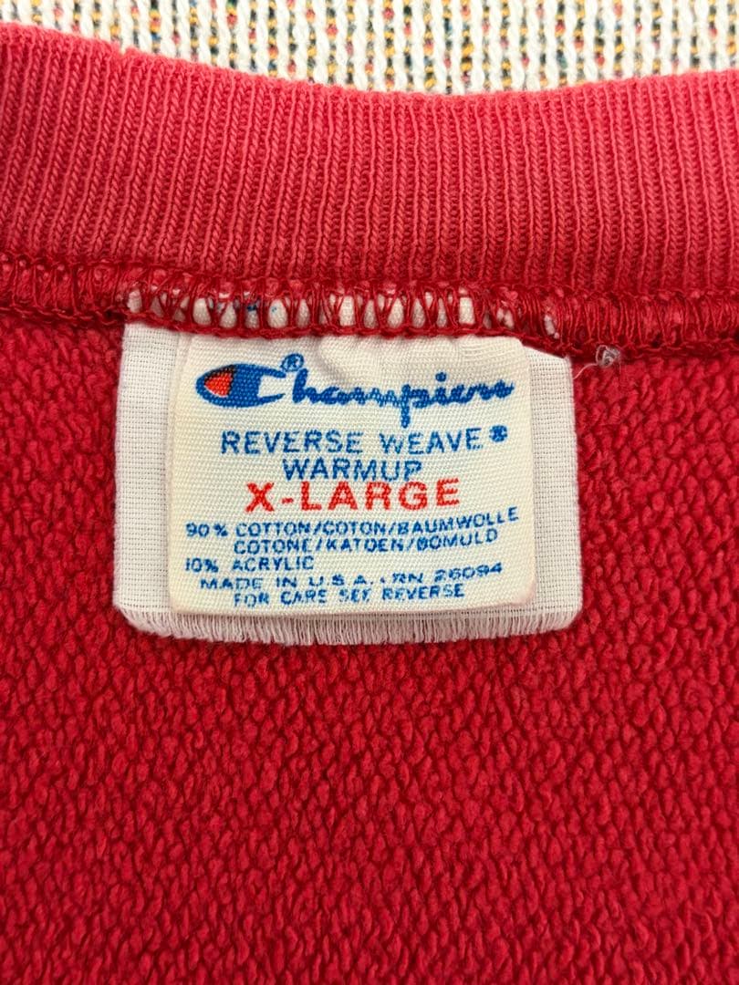 80s リバースウィーブ トリコタグ champion usa製