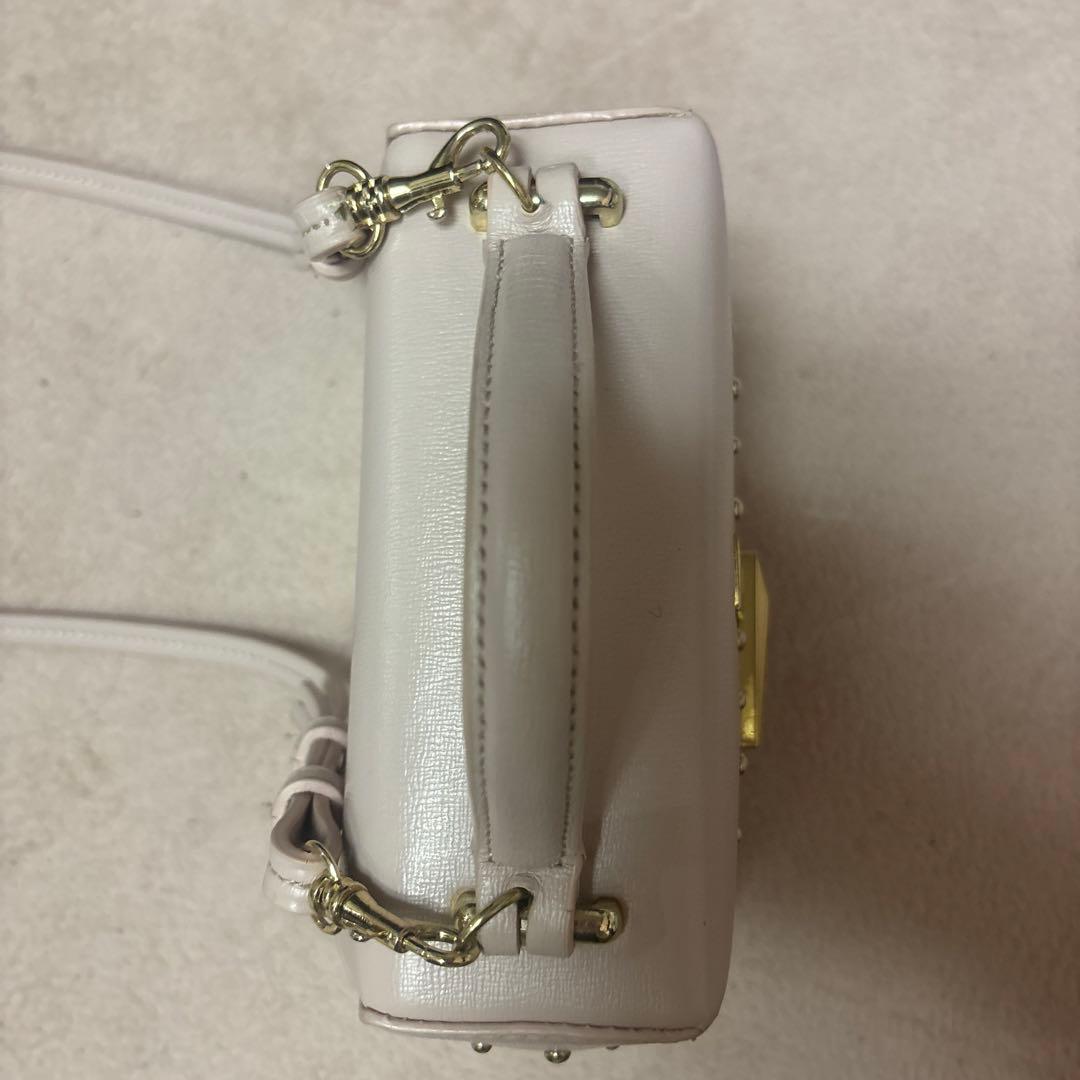 セルフォード ピンク スタッズ付き ショルダーバッグ