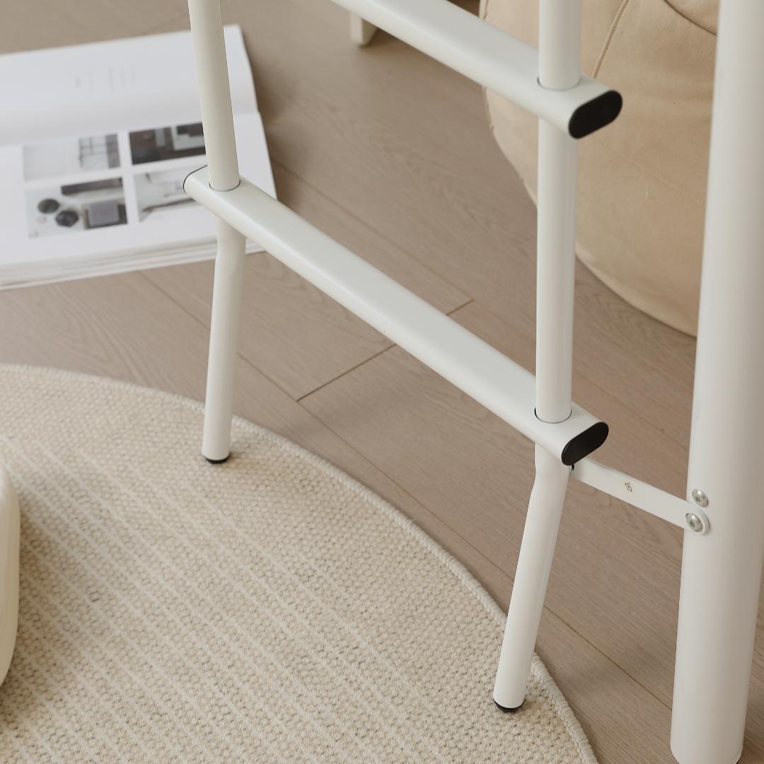 超人気✨ロフトベッド（S）コンセント付き送料無料 スチール 耐震ベッド　ホワイト