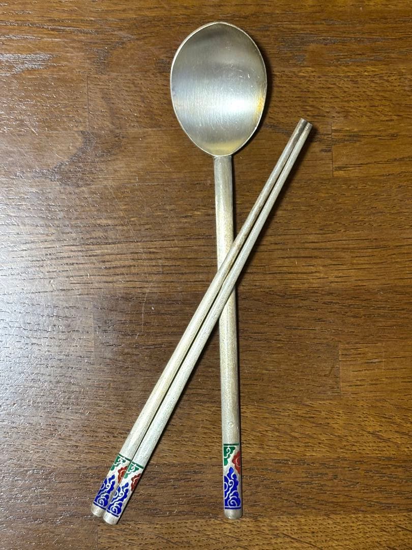 銀製品　韓国　silver カトラリーセット　食器